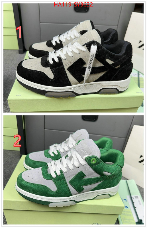 Men Shoes-Offwhite best capucines replica ID: SY3632 $: 119USD