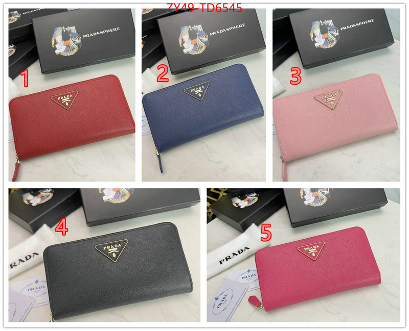 Prada Bags (4A)-Wallet at cheap price ID: TD6545 $: 49USD