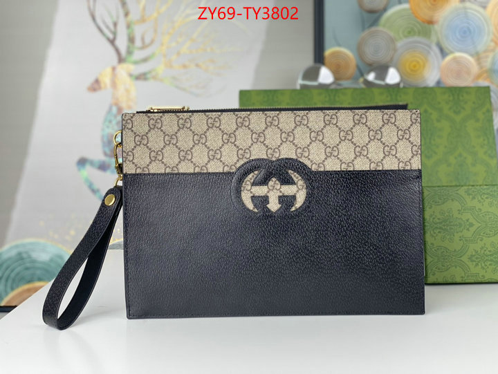 Gucci Bags(4A)-Wallet- buy top high quality replica ID: TY3802 $: 69USD