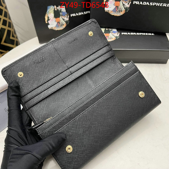 Prada Bags (4A)-Wallet replica 2023 perfect luxury ID: TD6548 $: 49USD