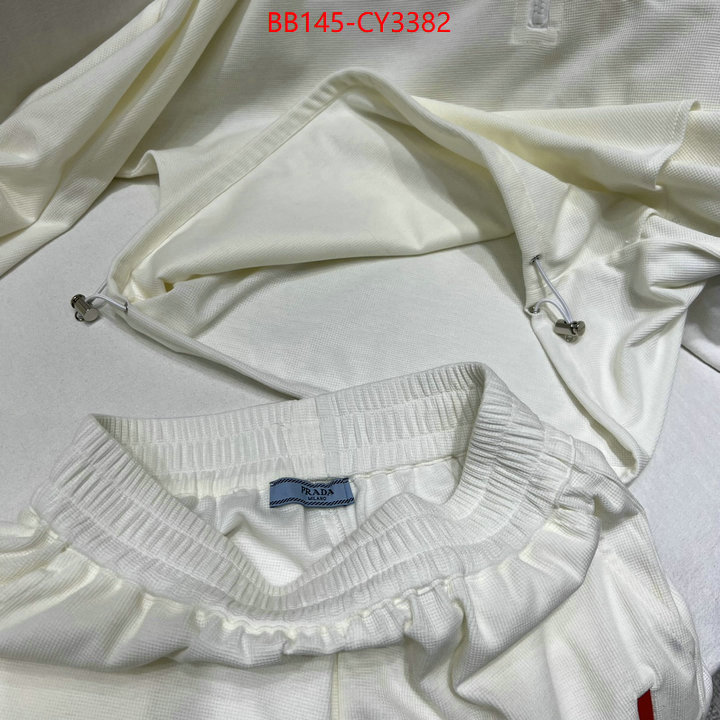 Clothing-Prada replica us ID: CY3382 $: 145USD