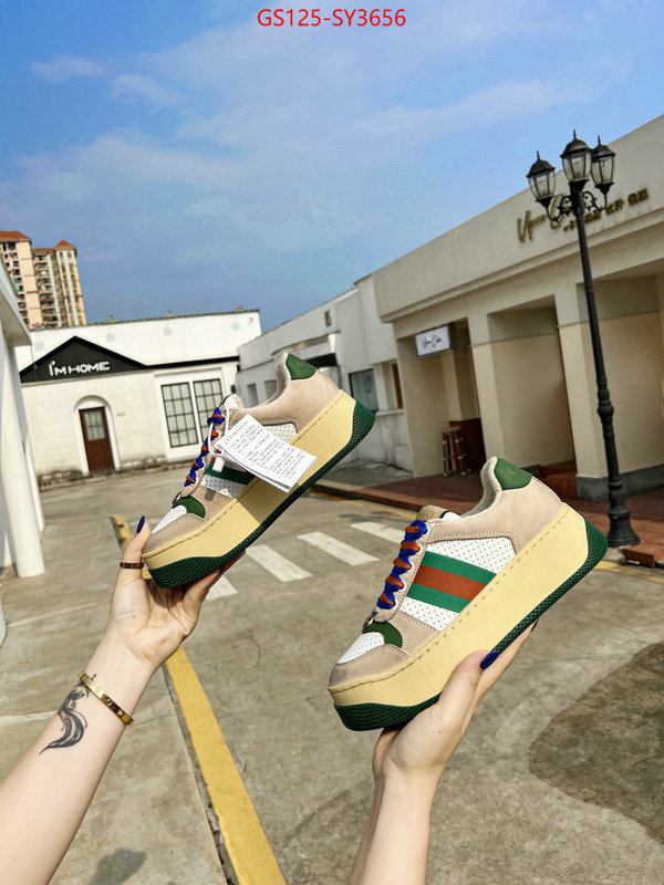 Women Shoes-Gucci shop designer replica ID: SY3656 $: 125USD