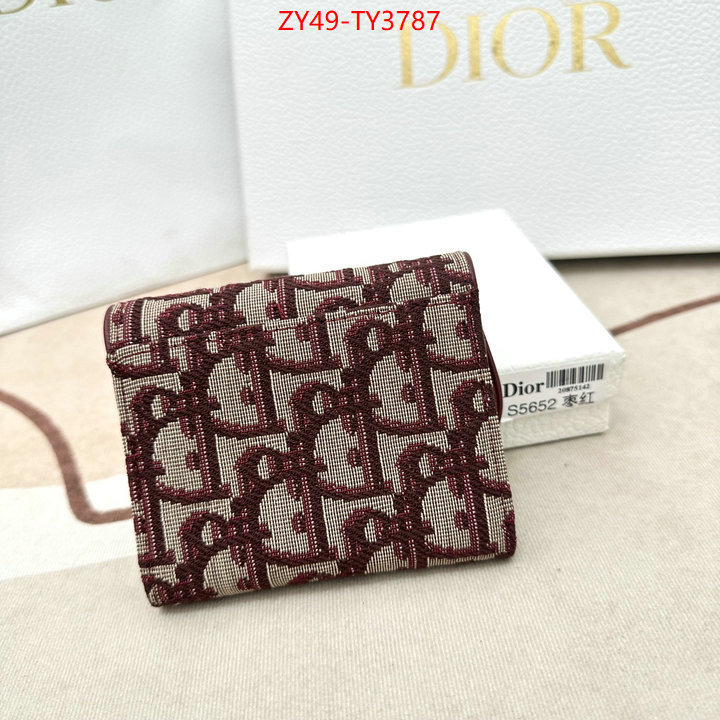 Dior Bags(4A)-Wallet- high quality replica ID: TY3787 $: 49USD