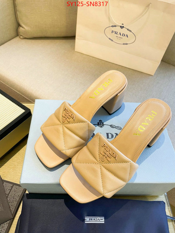 Women Shoes-Prada customize best quality replica ID: SN8317 $: 125USD