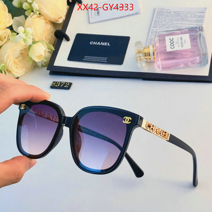 Glasses-Chanel top perfect fake ID: GY4333 $: 42USD