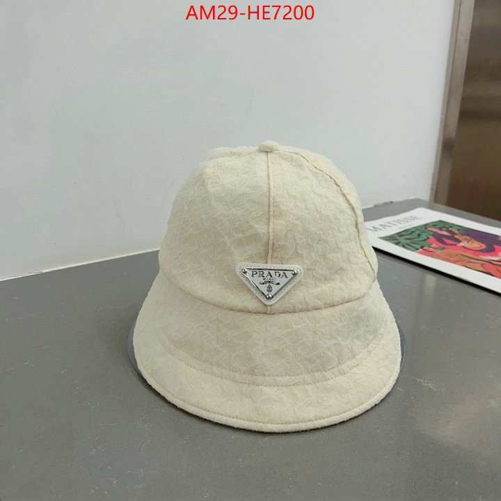 Cap (Hat)-Prada we curate the best ID: HE7200 $: 29USD