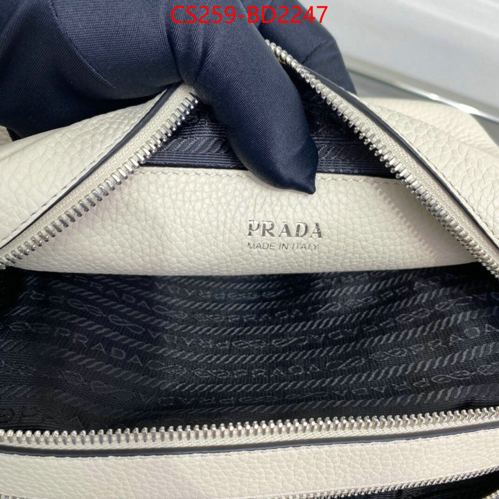 Prada Bags (TOP)-Diagonal- fashion ID: BD2247 $: 259USD