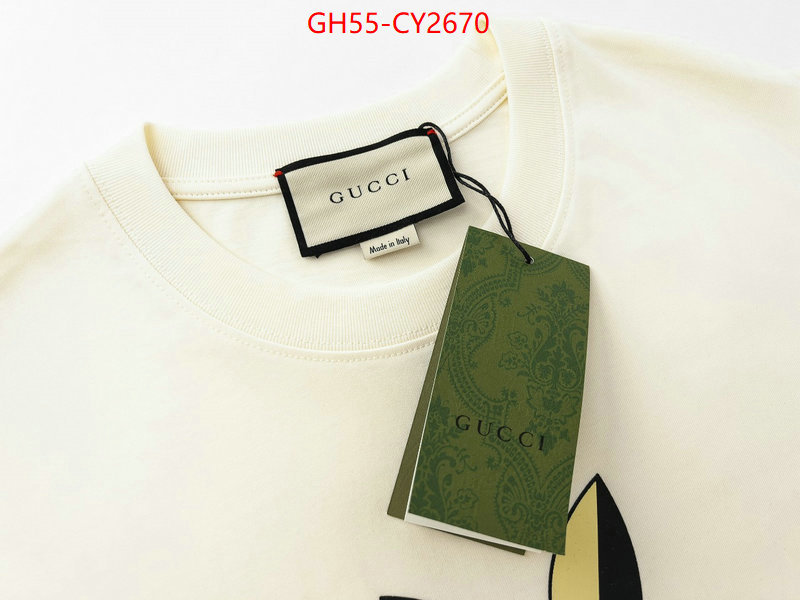 Clothing-Gucci where could you find a great quality designer ID: CY2670 $: 55USD