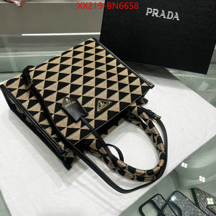 Prada Bags (TOP)-Handbag- the highest quality fake ID: BN6658 $: 219USD