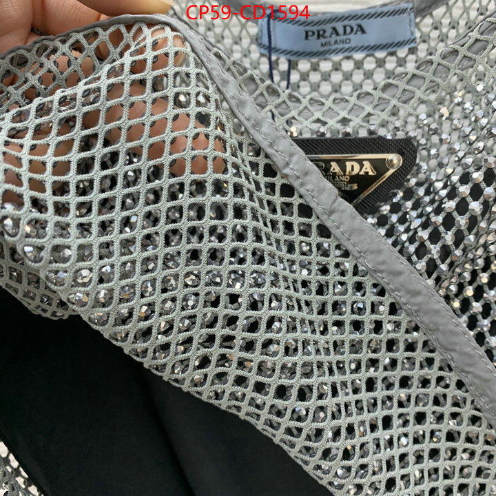 Clothing-Prada shop cheap high quality 1:1 replica ID: CD1594 $: 59USD