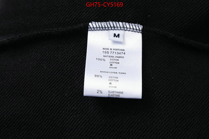 Clothing-Givenchy perfect quality ID: CY5169 $: 75USD