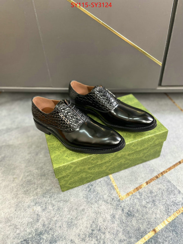 Men Shoes-Gucci luxury fashion replica designers ID: SY3124 $: 115USD