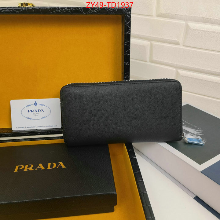 Prada Bags (4A)-Wallet wholesale imitation designer replicas ID: TD1937 $: 49USD