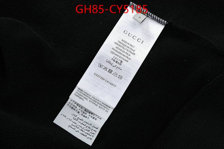 Clothing-Gucci first copy ID: CY5185 $: 85USD