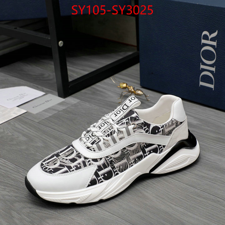 Men shoes-Dior perfect quality ID: SY3025 $: 105USD