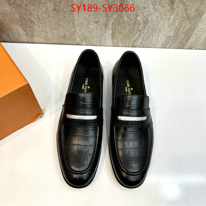 Men Shoes-LV luxury fashion replica designers ID: SY3066 $: 189USD