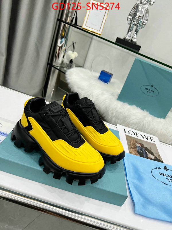 Men shoes-Prada shop designer ID: SN5274 $: 125USD