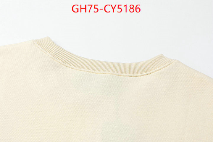 Clothing-Gucci luxury cheap ID: CY5186 $: 75USD