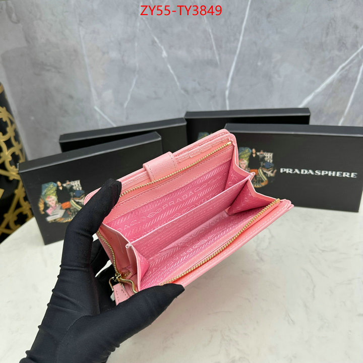 Prada Bags (4A)-Wallet high quality ID: TY3849 $: 55USD