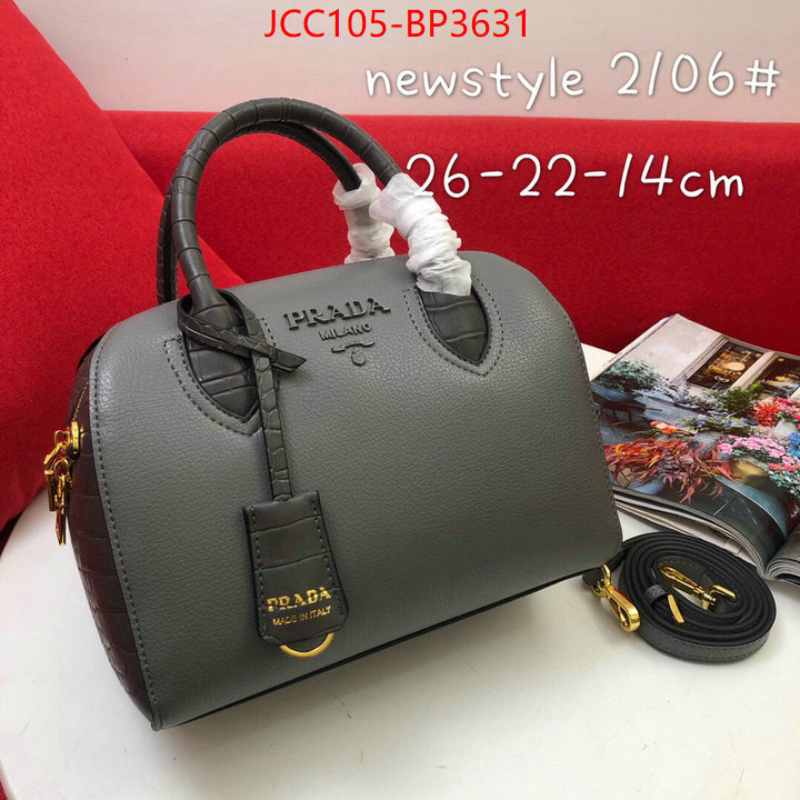 Prada Bags (4A)-Handbag- highest quality replica ID: BP3631 $: 105USD