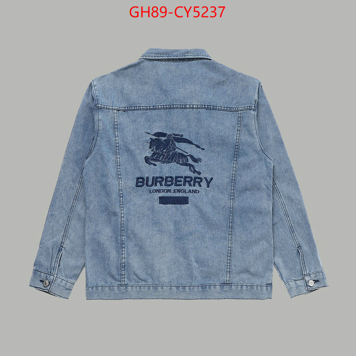 Clothing-Burberry aaaaa+ class replica ID: CY5237 $: 89USD