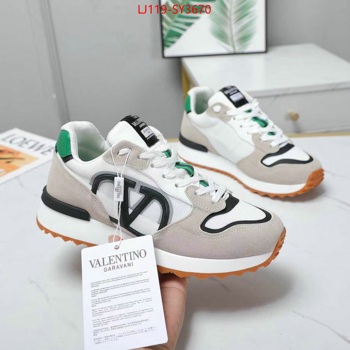 Men Shoes-Valentino buy luxury 2023 ID: SY3670 $: 119USD