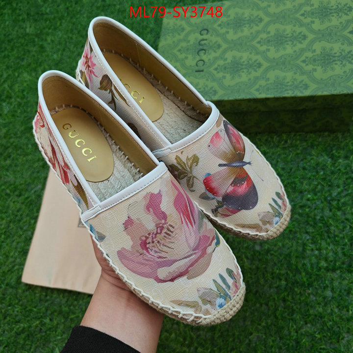 Women Shoes-Gucci wholesale designer shop ID: SY3748 $: 79USD