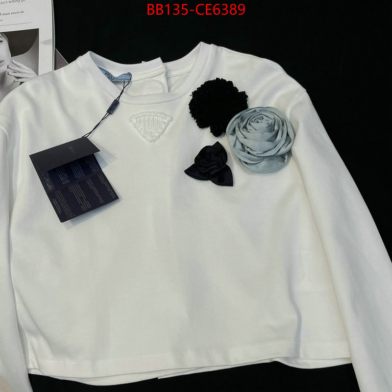 Clothing-Prada mirror quality ID: CE6389 $: 135USD