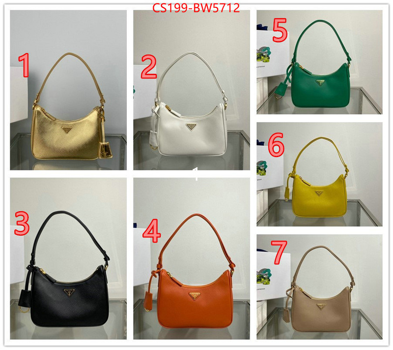 Prada Bags (TOP)-Re-Edition 2000 buy high-quality fake ID: BW5712 $: 199USD