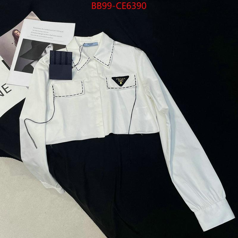 Clothing-Prada designer high replica ID: CE6390 $: 99USD