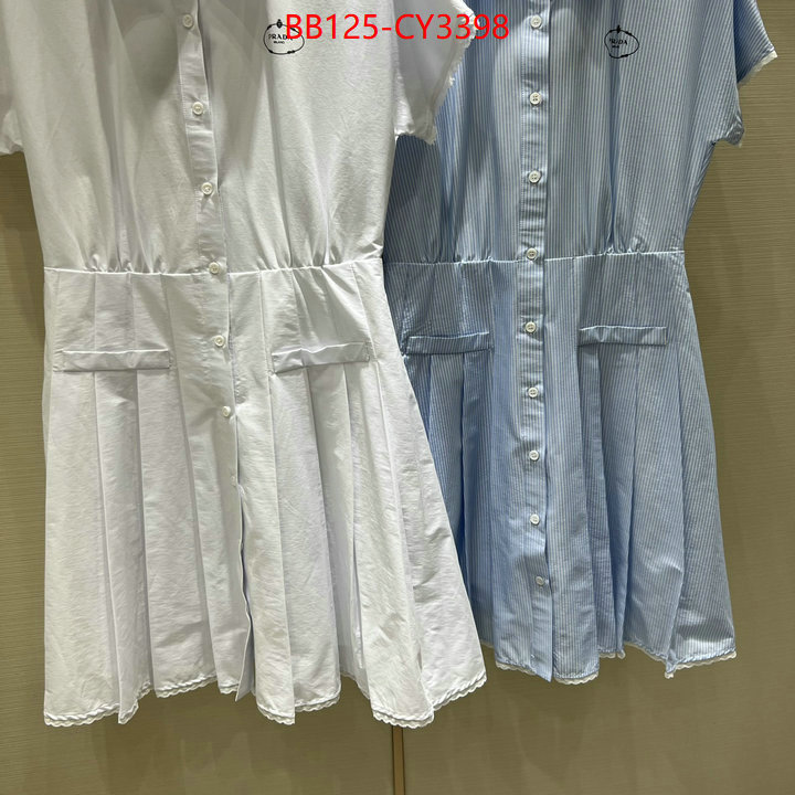 Clothing-Prada where to buy replicas ID: CY3398 $: 125USD