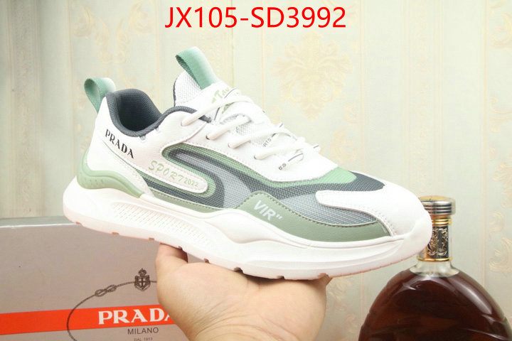 Men shoes-Prada aaaaa class replica ID: SD3992 $: 105USD