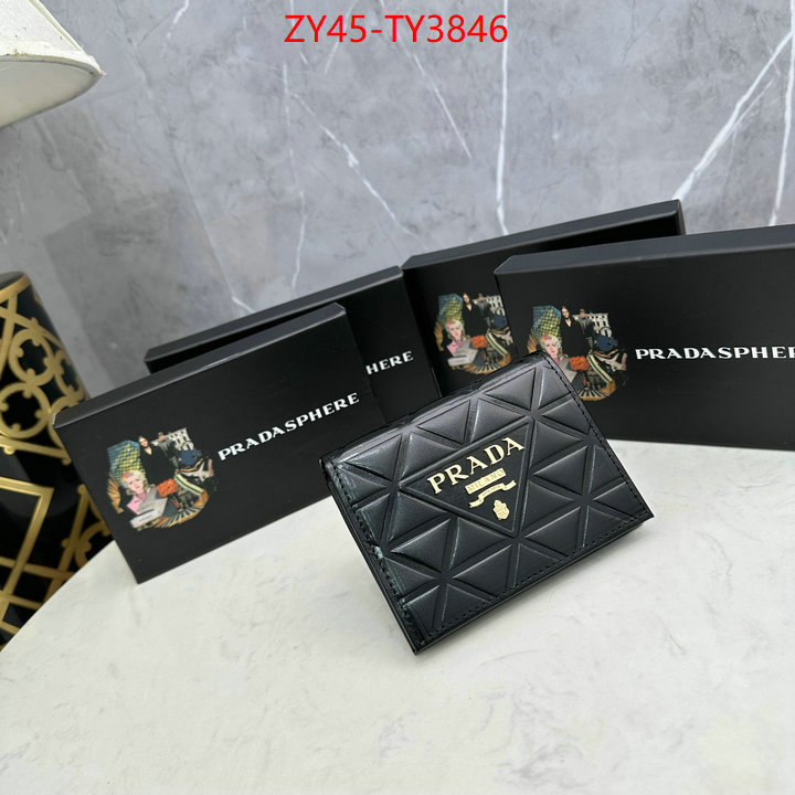 Prada Bags (4A)-Wallet buy best quality replica ID: TY3846 $: 45USD