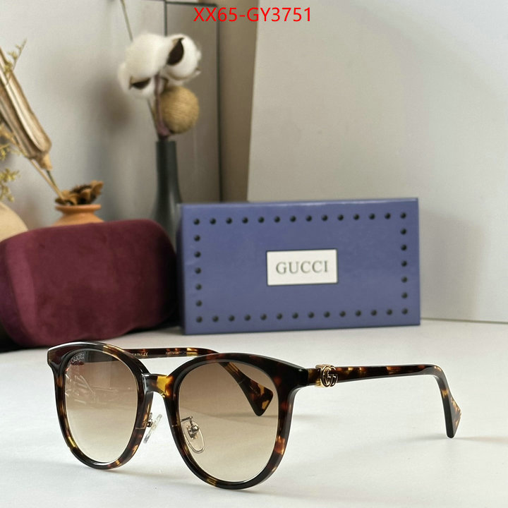 Glasses-Gucci 2023 aaaaa replica 1st copy ID: GY3751 $: 65USD