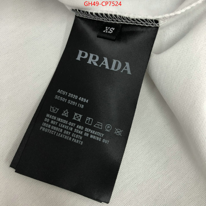 Clothing-Prada replica how can you ID: CP7524 $: 49USD