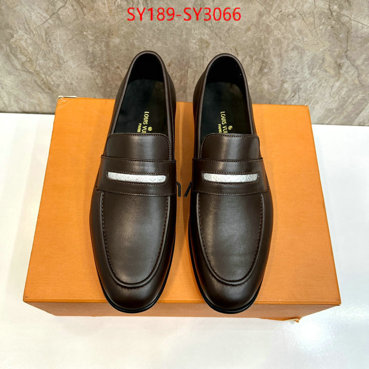 Men Shoes-LV luxury fashion replica designers ID: SY3066 $: 189USD