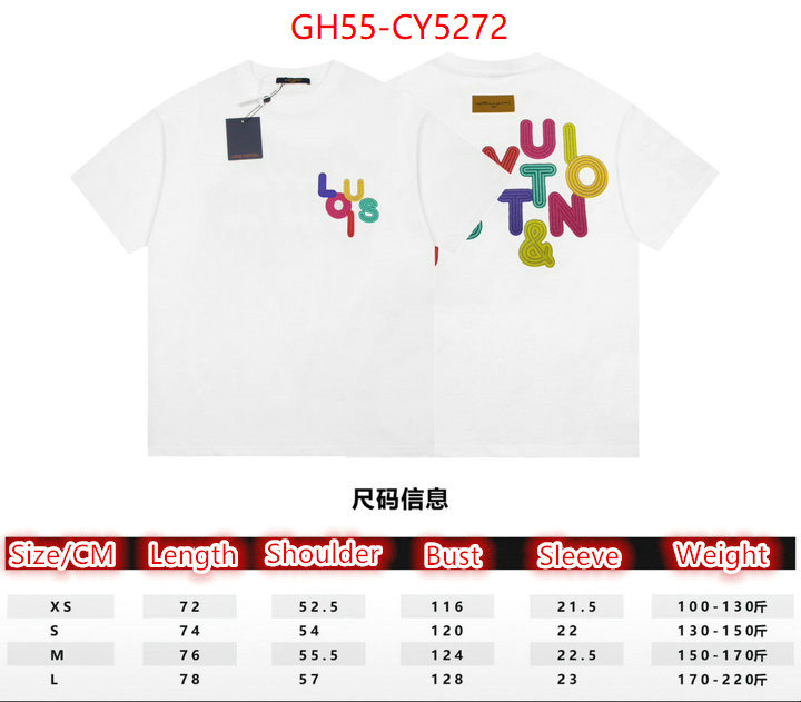 Clothing-LV replica aaaaa designer ID: CY5272 $: 55USD