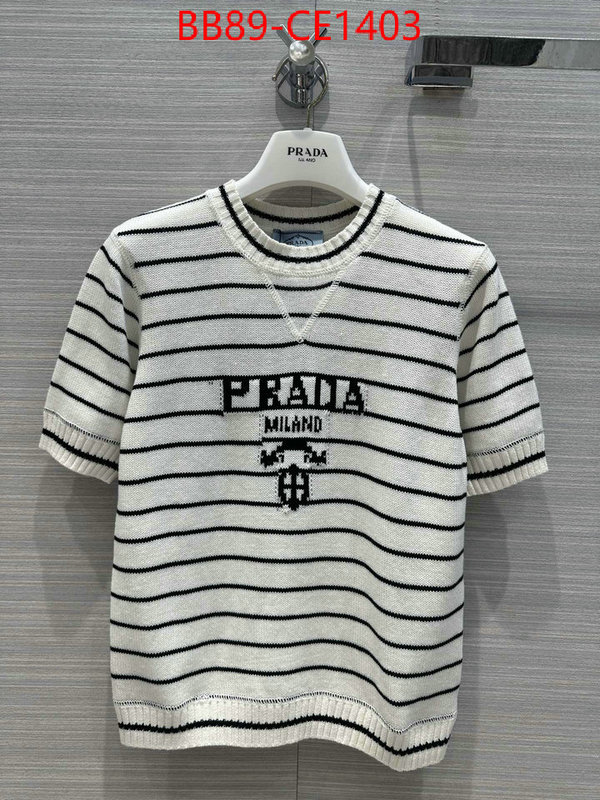 Clothing-Prada aaaaa ID: CE1403 $: 89USD