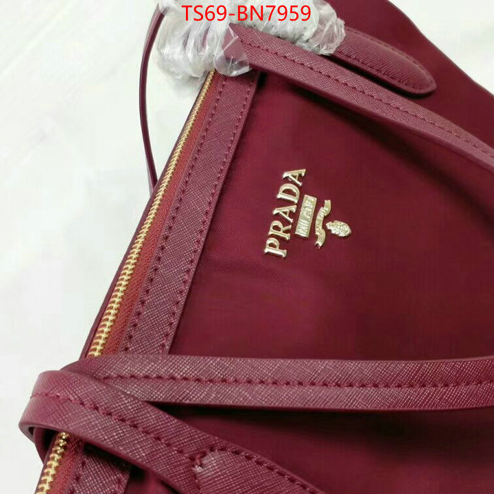 Prada Bags (4A)-Handbag- is it illegal to buy ID: BN7959 $: 69USD