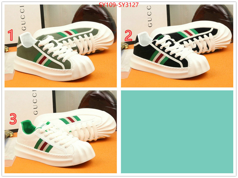 Men Shoes-Gucci wholesale replica shop ID: SY3127 $: 109USD