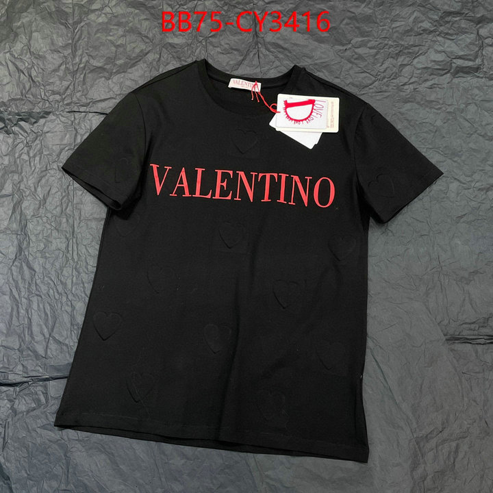 Clothing-Valentino high quality online ID: CY3416 $: 75USD