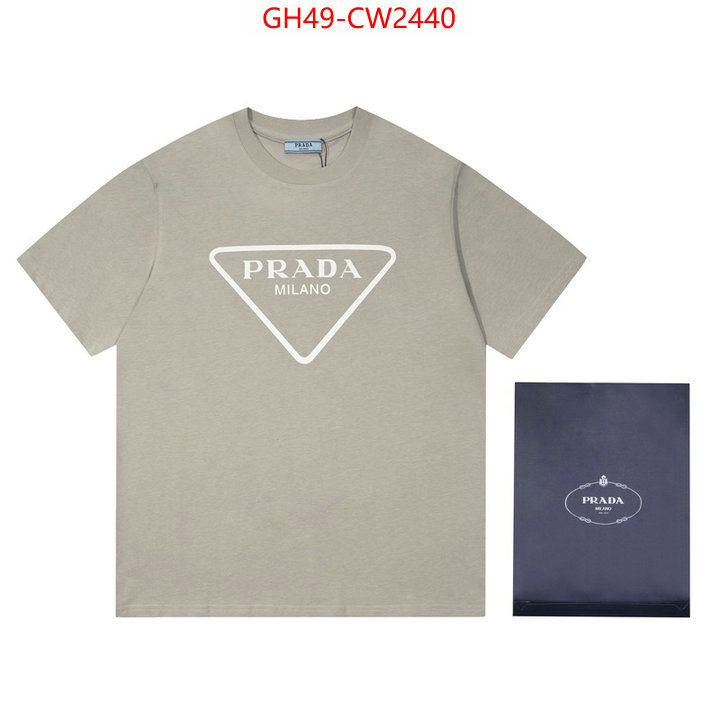 Clothing-Prada where can you buy replica ID: CW2440 $: 49USD