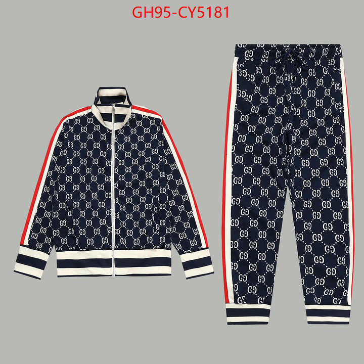 Clothing-Gucci wholesale designer shop ID: CY5181 $: 95USD