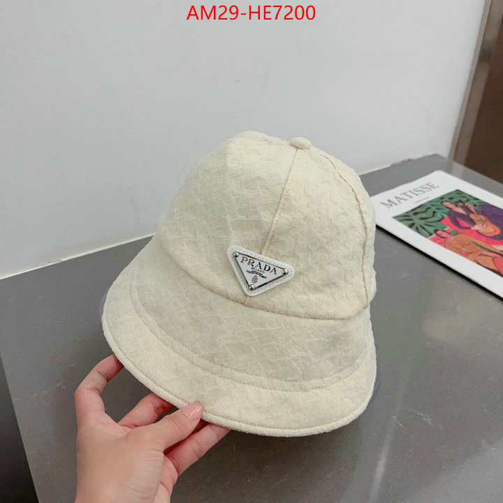 Cap (Hat)-Prada we curate the best ID: HE7200 $: 29USD