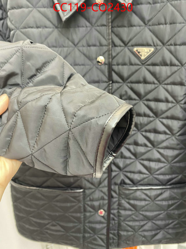 Down jacket Women-Prada highest quality replica ID: CO2430 $: 119USD