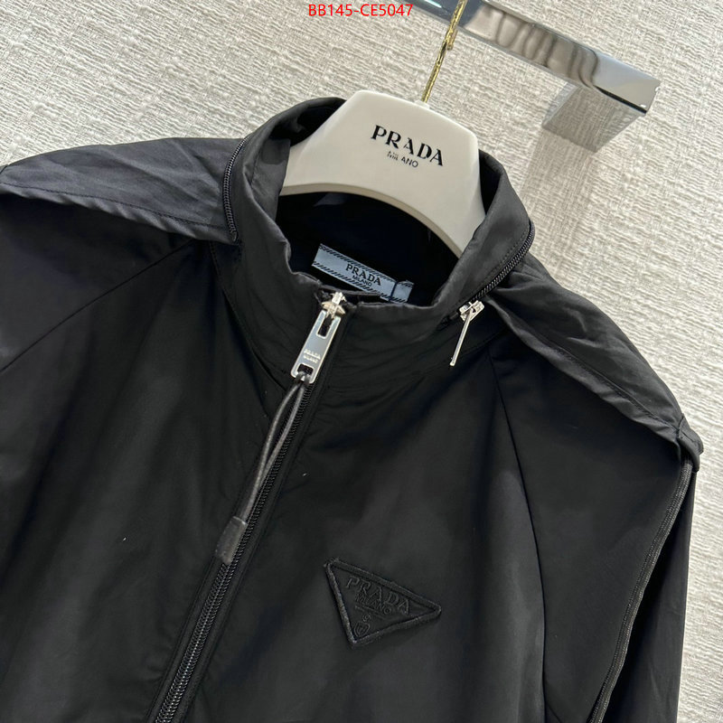 Clothing-Prada high quality replica designer ID: CE5047 $: 145USD