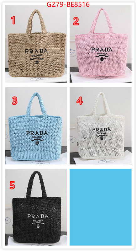 Prada Bags (4A)-Handbag- fake cheap best online ID: BE8516 $: 79USD