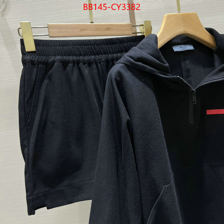 Clothing-Prada replica us ID: CY3382 $: 145USD