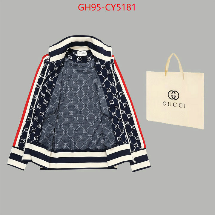 Clothing-Gucci wholesale designer shop ID: CY5181 $: 95USD