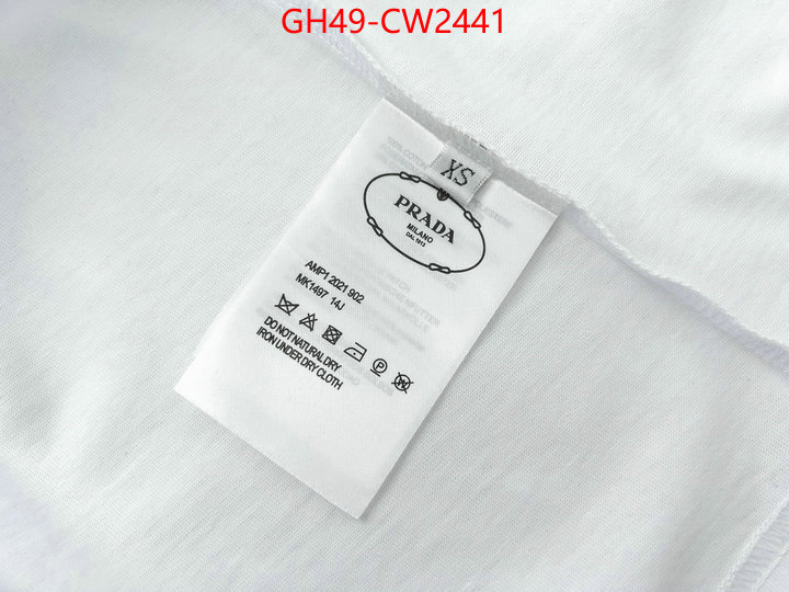 Clothing-Prada replcia cheap ID: CW2441 $: 49USD